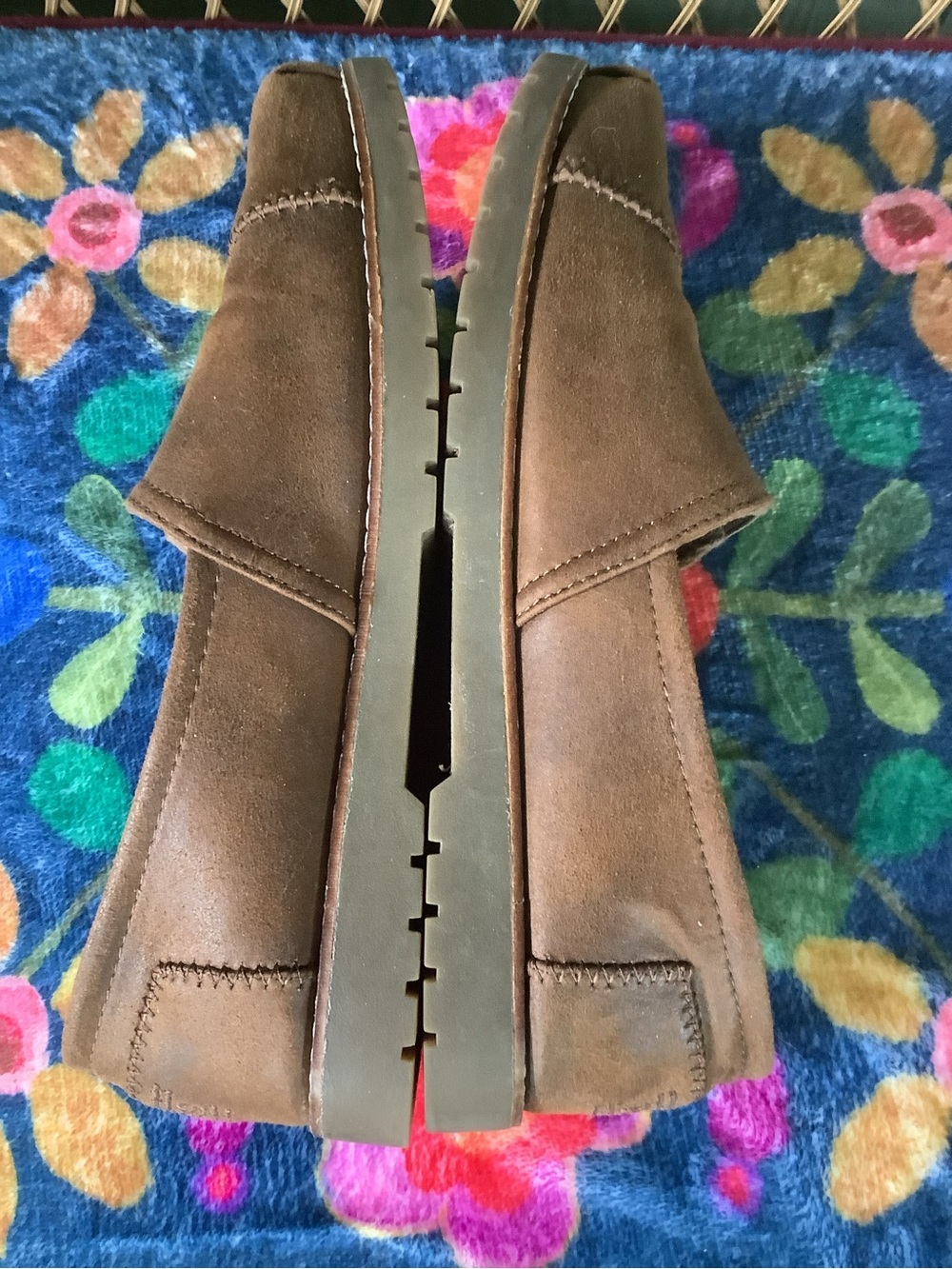 Bobs from Skechers Size 8 Chill Lugs brown slip on shoes - Picture 6 of 11